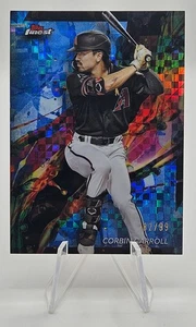 CORBIN CARROLL 2024 TOPPS FINEST BLUE CHECKER /99 - Picture 1 of 3