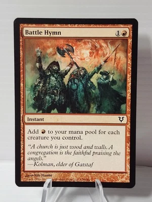 x1 Battle Hymn 128 Avacyn Restored Magic The Gathering MTG - Image 1 of 2