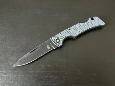 Gerber US1 Pocket Knife Lockback Plain Edge Blade Made In USA - Image 1 of 4