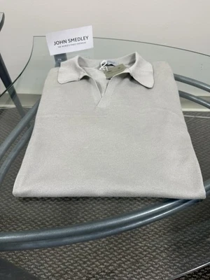Polo tejido John Smedley nuevo con etiquetas... Talla L...Actual...Hecho en Inglaterra- $280+ Foto 1 de 4