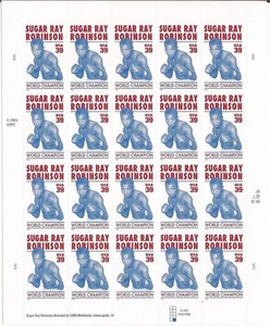 US Stamp - 2006 Sugar Ray Robinson - 20 Stamp Sheet - Scott #4020 - Picture 1 of 1