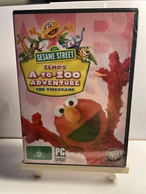 Sesame Street Elmo's A to Zoo Adventure Juego PC Win XP Vista 7 Nuevo/Sellado Foto 1 de 3
