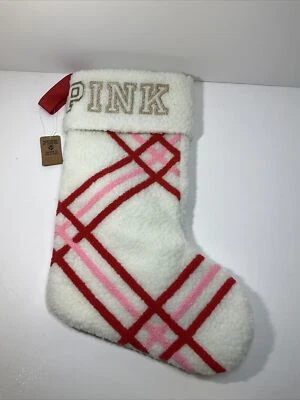 Medias Victoria's Secret ROSA Navidad Rojo Blanco y Rosa 2022 Foto 1 de 4