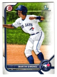 2022 Bowman # BCP-97 Martin Gimenez Toronto Blue Jays - Picture 1 of 2