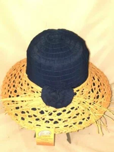 CAPPELLO DA SOLE TESSUTO E RAFFIA - Imagen 1 de 1