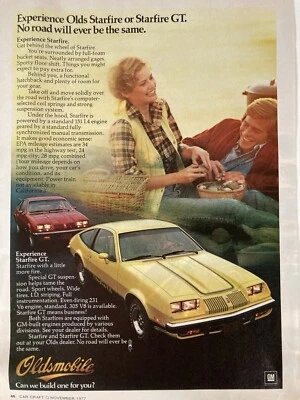 1978 Oldsmobile Starfire GT Print Ad - Image 1 of 2
