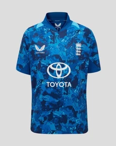 2025/26 Castore England Cricket Odi Junior Replica Short Sleeve Shirt -TJ10088Z - Picture 1 of 3