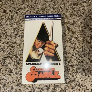 Vintage VHS A Clockwork Orange Stanley Kubrick Factory SEALED RARE w Watermarks - Picture 1 of 3