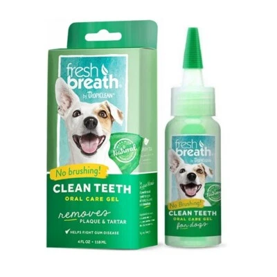 TropiClean Fresh Breath Gel Kit, 118ml, Contains Gel & An Easy Applicator Tip - Image 1 of 4