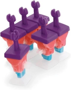 Cuisipro Snap Fit Robot Ice Pop Molds, 2 sets of 6 (12 total) - Picture 1 of 2