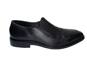 COLE HAAN Men's Black Leather Dress Shoes Loafer Slip On C09422 Size 10.5 M - Picture 1 of 8