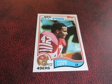 1982 Topps Card #486 Ronnie Lott All-Pro Rookie in Excellent Condition