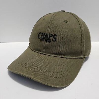 Chaps EST. ~ 1976 verde oliva ~ sombrero con tirantes Foto 1 de 4