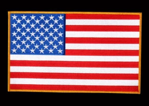 PARCHE BANDERA DE EE. UU. SELLO DE COMBATE TÁCTICO GANCHO DE 5 PULGADAS BANDERA DE EE. UU.  - Imagen 1 de 1