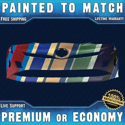 NEW Painted To Match Front Bumper Replacement for 2016 2017 2018 Toyota Prius - Image 1 of 4