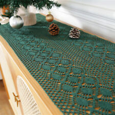 Retro Cotton Crochet Table Runner Christmas Tablecloth Lace Doily Wedding Party