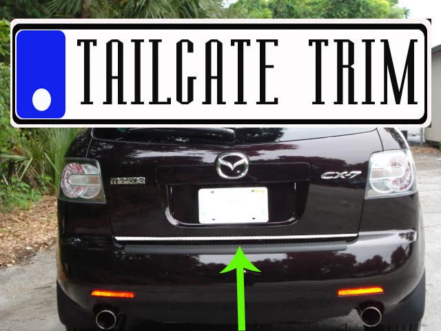 Moldura de maletero cromada para Mazda CX7 CX-7 2007 2008 2009 2010-2012 Foto 1 de 4