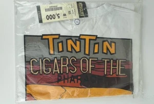The Adventure of Tintin Cigars Of The Pharaoh T-Shirt Size XL New - Picture 1 of 3