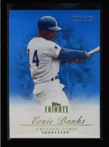 ERNIE BANKS 2012 TOPPS TRIBUTE #94 BLUE PARALLEL #096/199 AY5308 - Picture 1 of 1
