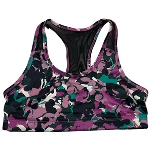 NWT OLD NAVY Kids Girls Sports Bra Sz L(10-12) Pink Green Black Pullover - Picture 1 of 5