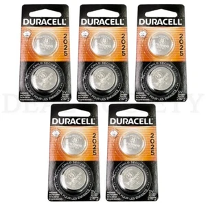 Duracell 2025 Batteries Lithium Coin Button 2 Pack Specialty Battery Lot of 5 - Picture 1 of 3