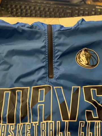NBA DALLAS MAVERICKS BASKETBALL CLUB 1/4 ZIP PULLOVER JACKET XXL NWT Cover