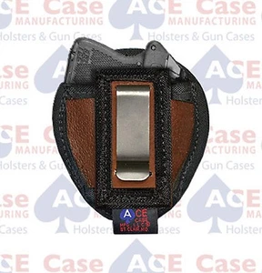 FITS SIG P938 LEATHER CONCEALED IWB HOLSTER BY ACE CASE **100% MADE IN U.S.A.** - Picture 1 of 4