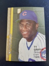 Ty Griffin Chicago Cubs #4 1989 Rookies Superstars Oddball