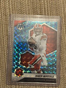 2021 Panini Mosaic Choice Football Baker Mayfield Peacock SSP #52 - Picture 1 of 2
