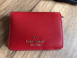 Kate Spade Madison Saffiano Leather Purse. Small. Red. - Picture 1 of 3