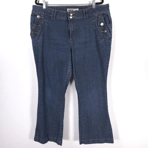 ZANADI Women’s Flare Bootcut Jeans Vintage RAMIE Cotton Blend Size 20W - Picture 1 of 12