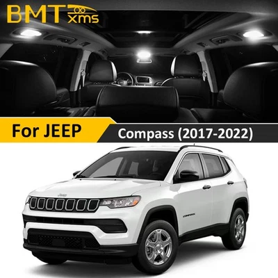 12x Bombillas LED interiores mapa domo para brújula Jeep 2017-2022 blanco 6000K Foto 1 de 4