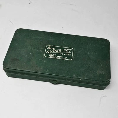 Ace Super Set of Tap and Dies # 614 Henry L. Hanson Worcester MA Made In USA     - Image 1 of 4