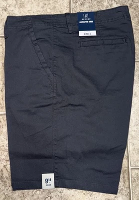 NWT Mens George Dark Gray Above The Knee Flat Front Shorts Size 36 - Image 1 of 4