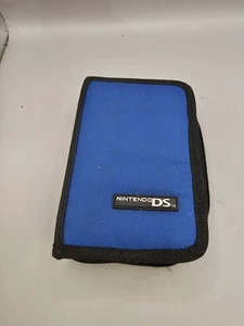 OEM Nintendo DS Carry Case Travel Bag - Blue BLACK - Picture 1 of 3