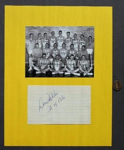1950s Colorado University Hoops Star Don Walker autographed card & photo JSA - - Picture 1 of 1