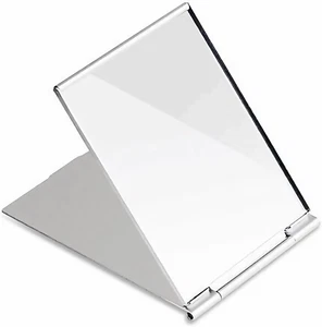 Portable Folding Mirror Ultra-Slim Durable Makeup Mirror Small Tabletop Mirror - Picture 1 of 12