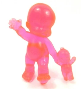 Figurine Les Babies N°44 Aglaé la Poupée Rose Translucide Vintage Idéal 1991 - Picture 1 of 2