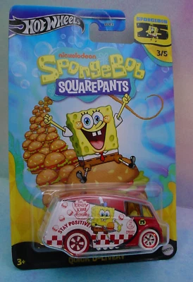 2024 Hot Wheels SpongeBob Squarepants QUICK D-LIVERY✰red✰nickelodeon 🧽25 yEARs - Image 1 of 4