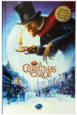 A Christmas Carol Libro Remainder Charles Dickens Canto di Natale RARO Disney IL