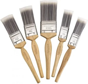Lynwood Platin Bürstenset 5er-Pack gutes Preis-Leistungs-Verhältnis Holzgriff Synthetikbürsten-Sets - Bild 1 von 7