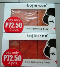 6 pieces 65 grams 2 pack KOJIESAN Soap Skin Whitening Soap Philippines new stock