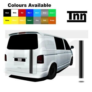 Vinyl Stripe Sticker Decal for VW Transporter T4 T5 T6 Rear Door Camper Van Barn - Picture 1 of 6