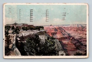Hotel El Tovar Grand Canyon Nationalpark Arizona AZ Fred Harvey Postkarte - Bild 1 von 2