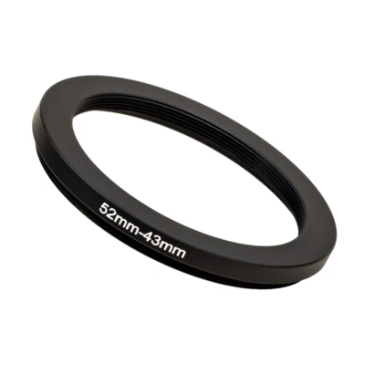 52mm to 43mm Stepping Step Down Filter Ring Adapter 52mm-43mm  - Image 1 of 2
