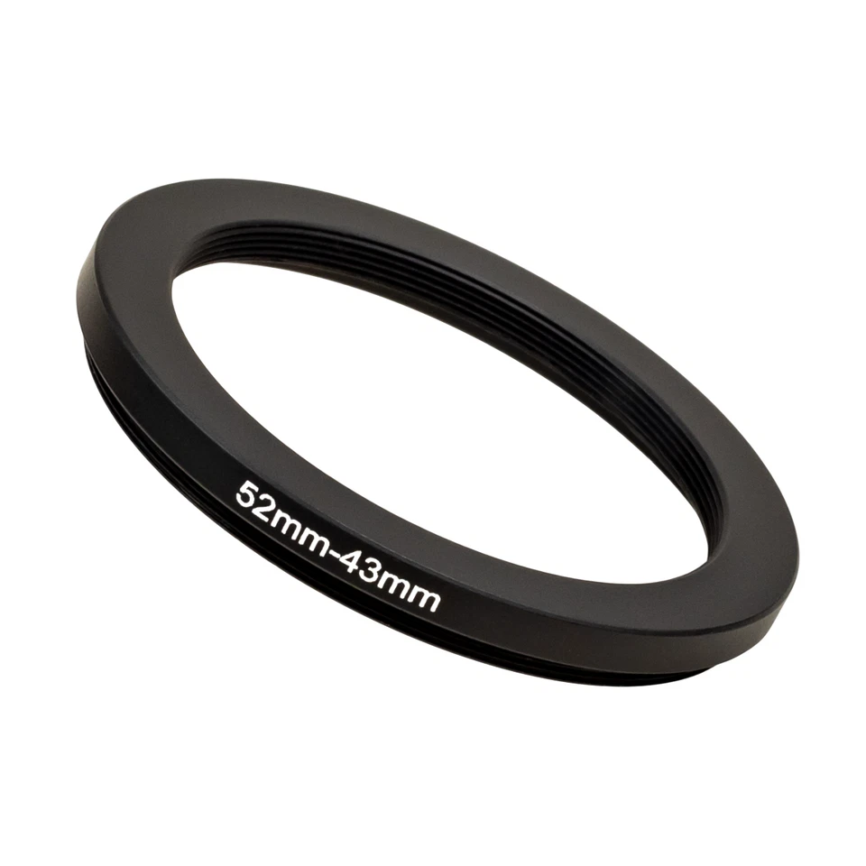 52mm to 43mm Stepping Step Down Filter Ring Adapter 52mm-43mm  - Image 1 of 2