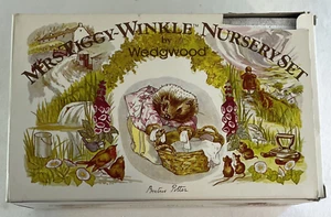 Wedgwood Beatrix Potter MRS TIGGY-WINKLE 3 Pc Children’s Tea set - Picture 1 of 17