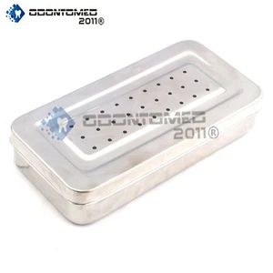 CAJA Instrumentos Perforada Acero Inoxidable 25x12x5 cm Instrumentos Quirúrgicos - Imagen 1 de 3