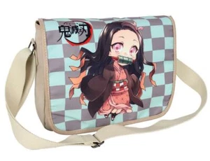 Demon Slayer: Kimetsu no Yaiba Anime Tragtasche Tasche Messenger Bag Leinwand - Picture 1 of 5