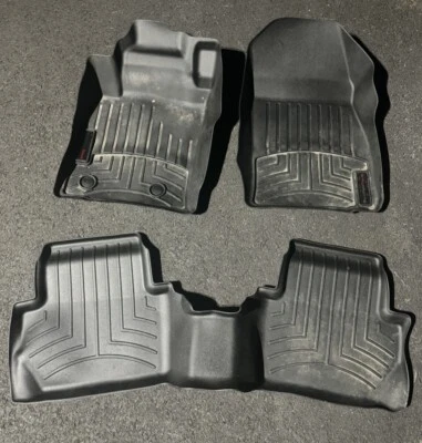 Juego de alfombrillas Jeep Grand Cherokee WeatherTech 2011-2015 primera y segunda fila usadas Foto 1 de 4